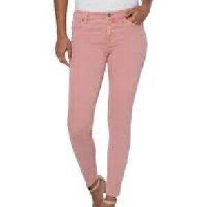 Liverpool Abby Skinny Ankle in Rose Blush ** SZ 14/32